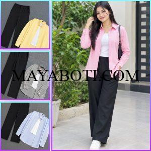 Casual Shirt and Pant Combo Set