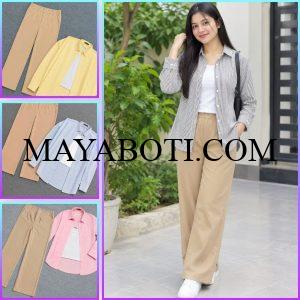 Casual Shirt and Pant Combo Set